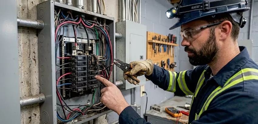 Breaker Box Short Circuit Repair in Leeds