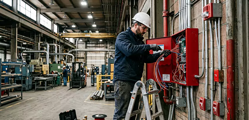 Industrial Fire Alarm Installation in Leeds