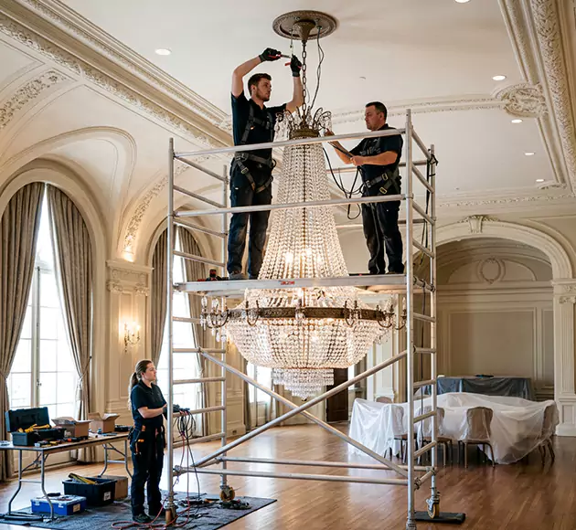 Professional Chandelier Installation: Your Local Fixture Team in Leeds, AL